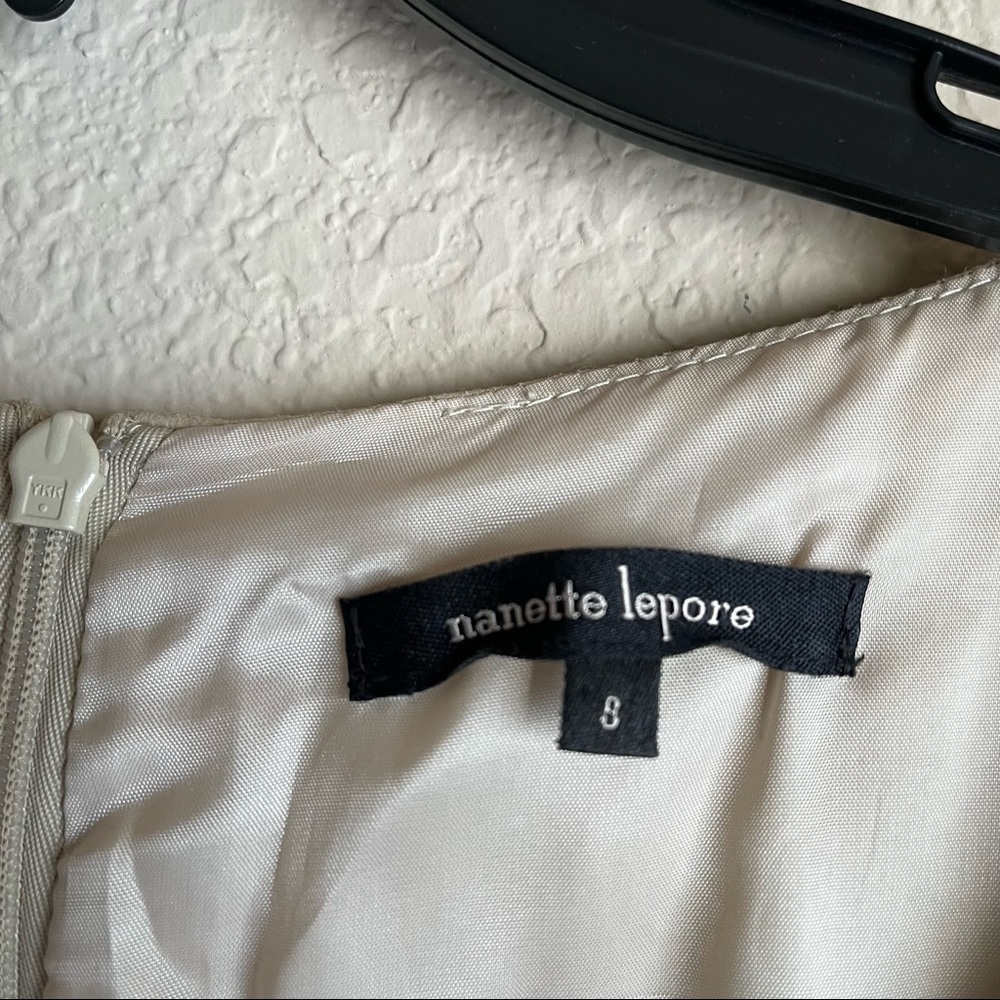 Nanette Lepore Dress size 8 all leather - Picture 6 of 8